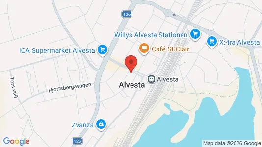 Apartments for rent i Alvesta - kort over placeringen