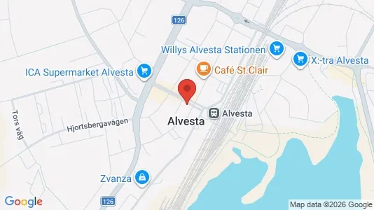 Apartments for rent i Alvesta - kort over placeringen