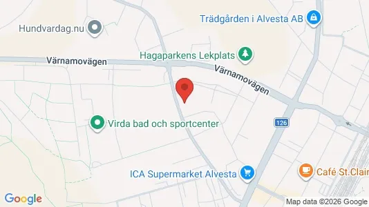 Apartments for rent i Alvesta - kort over placeringen