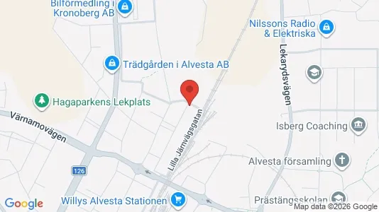 Apartments for rent i Alvesta - kort over placeringen