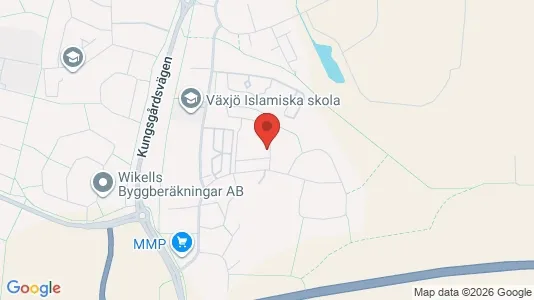 Apartments for rent i Växjö - kort over placeringen