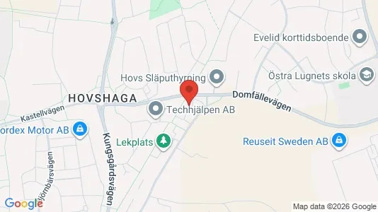 Apartments for rent i Växjö - kort over placeringen