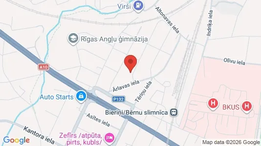 Apartments for rent i Riga Salas-Torņakalns - kort over placeringen