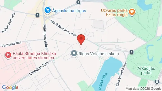 Apartments for rent i Riga Āgenskalns - kort over placeringen
