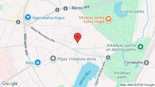 Apartments for rent i Riga Āgenskalns - kort over placeringen