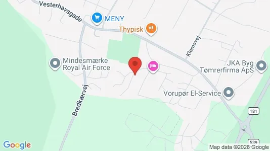 Apartments for rent i Thisted - kort over placeringen
