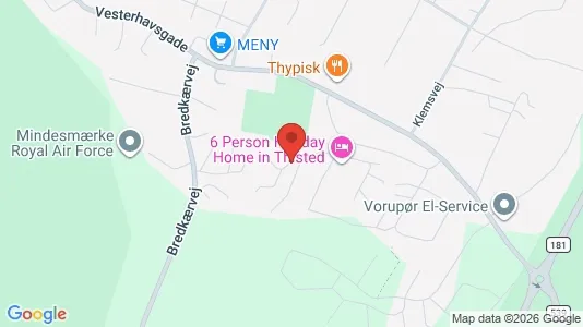 Apartments for rent i Thisted - kort over placeringen