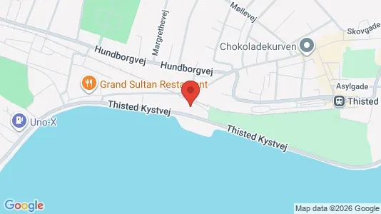 Apartments for rent i Thisted - kort over placeringen