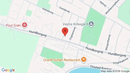 Apartments for rent i Thisted - kort over placeringen