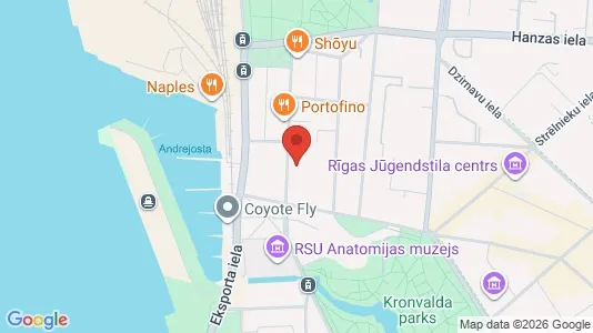 Apartments for rent i Riga Centrs - kort over placeringen