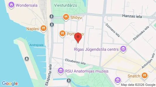 Apartments for rent i Riga Centrs - kort over placeringen