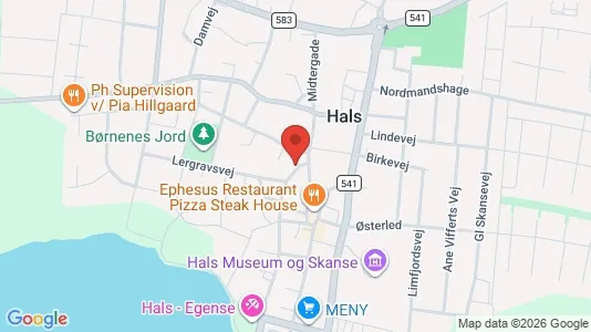 Apartments for rent i Hjørring - kort over placeringen