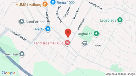 Apartments for rent i Aalborg SØ - kort over placeringen