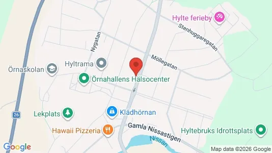 Apartments for rent i Hylte - kort over placeringen