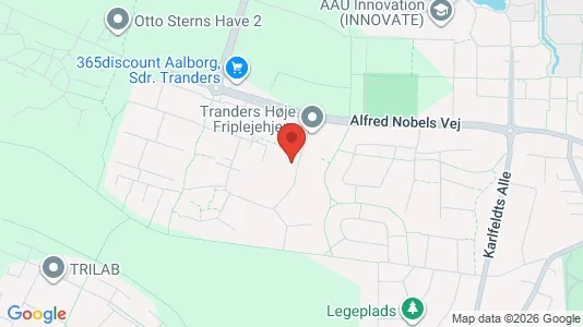 Apartments for rent i Aalborg Øst - kort over placeringen