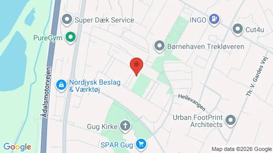 Apartments for rent i Aalborg SØ - kort over placeringen