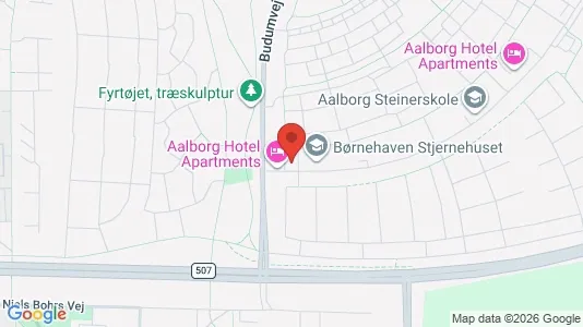 Apartments for rent i Aalborg Øst - kort over placeringen