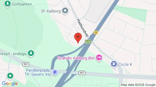 Apartments for rent i Aalborg Center - kort over placeringen