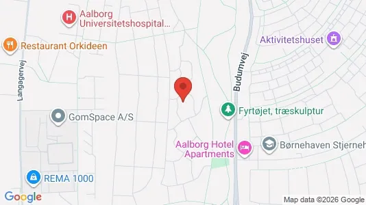 Apartments for rent i Aalborg Øst - kort over placeringen
