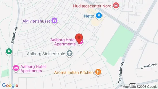 Apartments for rent i Aalborg Øst - kort over placeringen