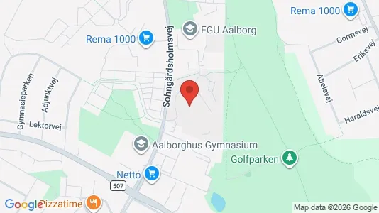 Apartments for rent i Aalborg Center - kort over placeringen