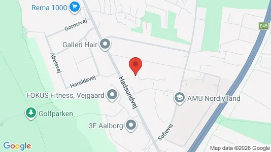 Apartments for rent i Aalborg Center - kort over placeringen