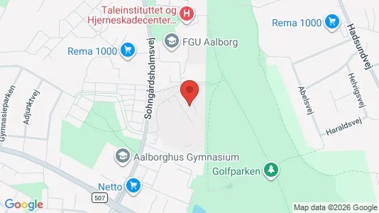 Apartments for rent i Aalborg Center - kort over placeringen