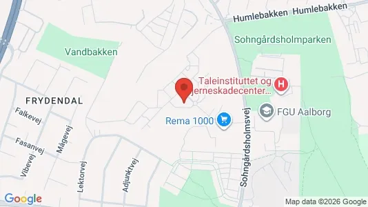 Apartments for rent i Aalborg Center - kort over placeringen