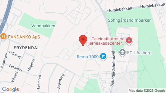 Apartments for rent i Aalborg Center - kort over placeringen