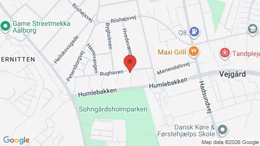 Apartments for rent i Aalborg Center - kort over placeringen