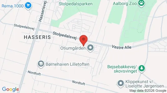 Apartments for rent i Aalborg Center - kort over placeringen