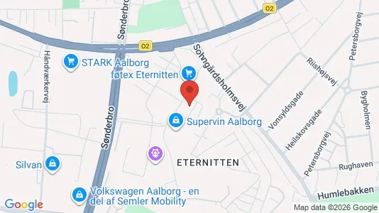 Apartments for rent i Aalborg Center - kort over placeringen