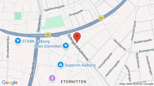 Apartments for rent i Aalborg Center - kort over placeringen