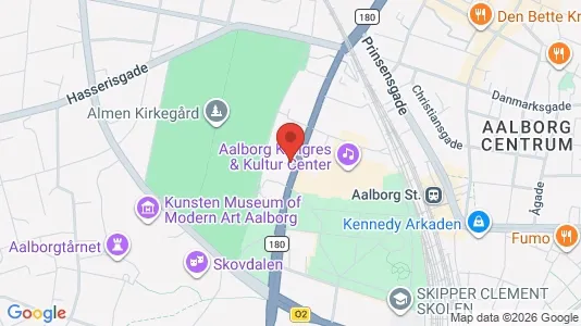 Apartments for rent i Aalborg Center - kort over placeringen