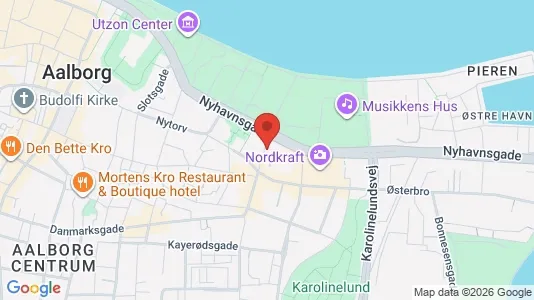 Apartments for rent i Aalborg Center - kort over placeringen