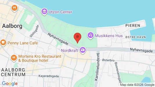 Apartments for rent i Aalborg Center - kort over placeringen