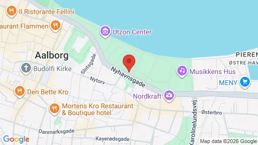 Apartments for rent i Aalborg Center - kort over placeringen