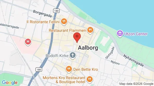 Apartments for rent i Aalborg Center - kort over placeringen