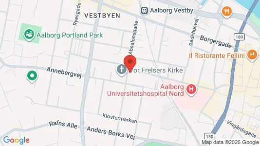 Apartments for rent i Aalborg Center - kort over placeringen