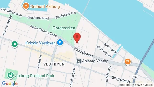 Apartments for rent i Aalborg Center - kort over placeringen