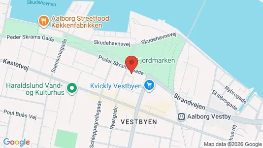 Apartments for rent i Aalborg Center - kort over placeringen
