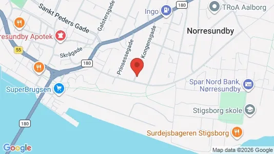Apartments for rent i Nørresundby - kort over placeringen
