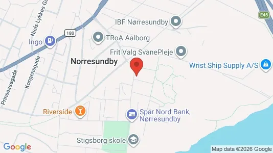Apartments for rent i Nørresundby - kort over placeringen