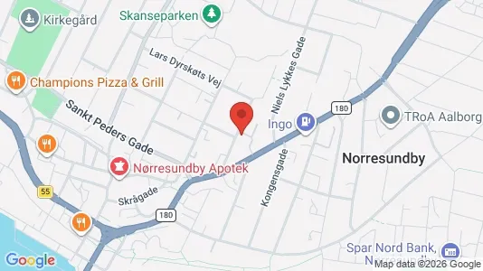 Apartments for rent i Nørresundby - kort over placeringen