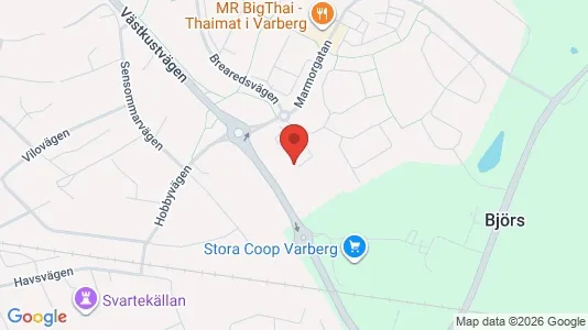 Apartments for rent i Varberg - kort over placeringen