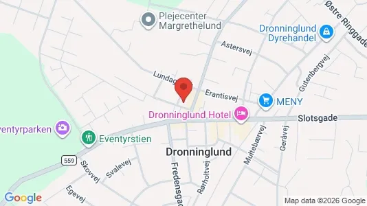 Apartments for rent i Dronninglund - kort over placeringen