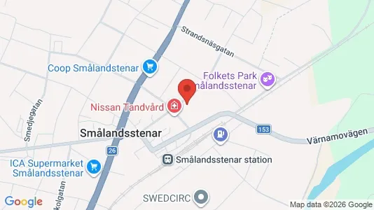 Apartments for rent i Gislaved - kort over placeringen