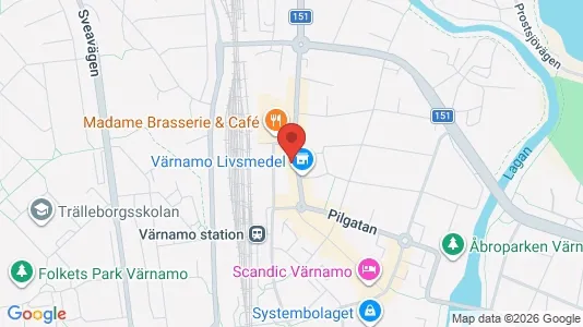 Apartments for rent i Värnamo - kort over placeringen