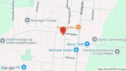 Apartments for rent i Pandrup - kort over placeringen