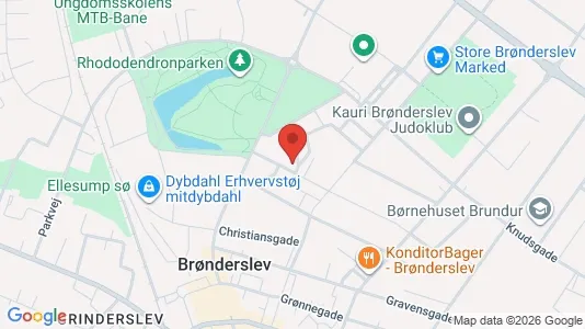 Apartments for rent i Brønderslev - kort over placeringen